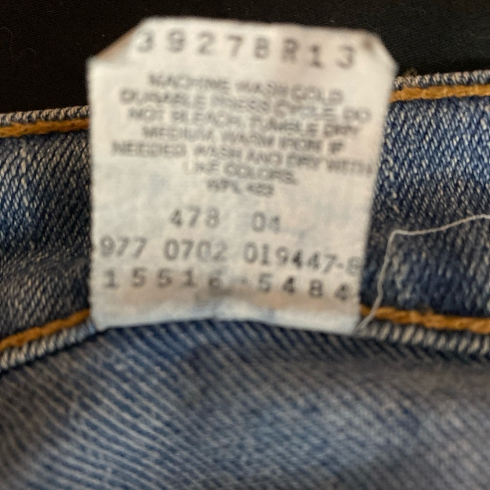 Vintage Levi's Women's Jeans 515 Boot Cut Denim Blue Light Wash Low Rise Y2K 8M - Picture 8 of 8